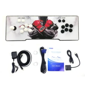 Console de jeux vidéo d'arcade WiFi à 8 boutons avec joystick